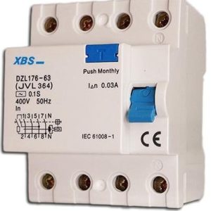 4P 25A 30mA wyłącznik różnicowoprądowy