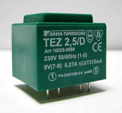 15b55cb12a4a9e9440bf45f23e3c4104.jpg Transformator TEZ 2.5/D 230/9V