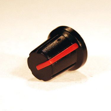 Gałka N-1 CZARNA WSKAŻNIK CZERWONY