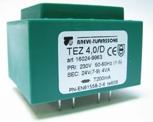 Transformator TEZ 4/D 230/24