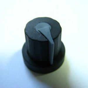 Gałka 1001 CZARNA WSKAŹNIK POPIEL OŚ 6MM