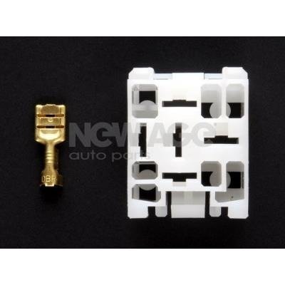 Podstawka przekaźnika 5-styk.(5x6,3mm nasadka)