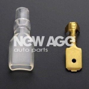 50110d1a8d8e7d639f2de62833b231a4.jpg Końcówka płaska A-6,3/2,5mm2 z osłoną silikonową