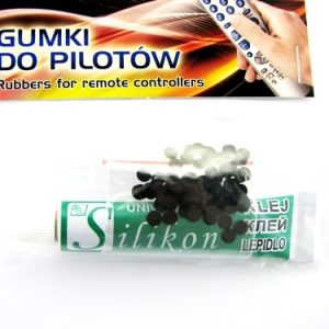Gumki 100SZT Z KLEJEM do pilota