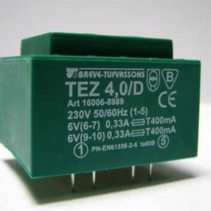 Transformator TEZ 4/D 230/6-6V