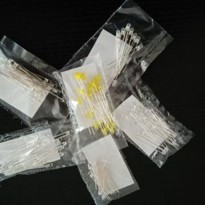 MIX DIODY LED 3mm 6 kolorów 100szt