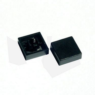 PRZYCISK 12X12 CZARNY(N75)