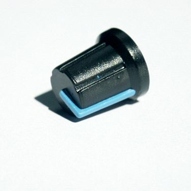 Gałka N-1 CZARNA WSKAŹNIK NIEBIESKI