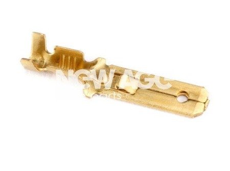 Końcówka płaska E-4,8/1,5mm2  zaczepem 100szt