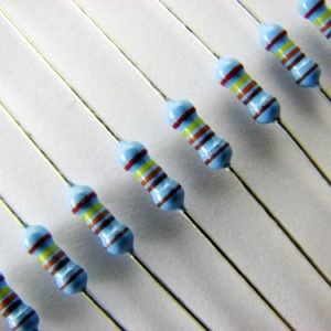 Rezystor metalizowany MF 0.5W 6K81 1% 0207