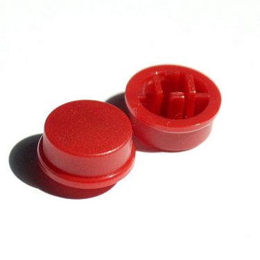 PRZYCISK 012 H6 CZERWONY (N75)