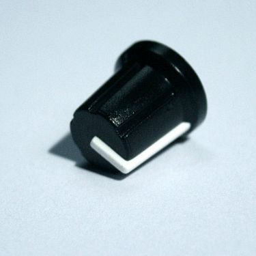 Gałka N-1 CZARNA WSKAŻNIK BIAŁY