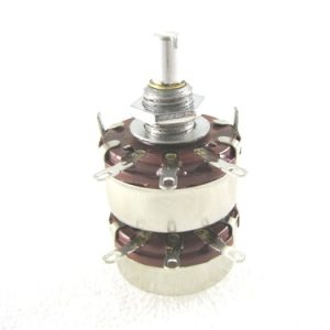 Potencjometr obrotowy WHT118-3A 2W 2XB10K L-15