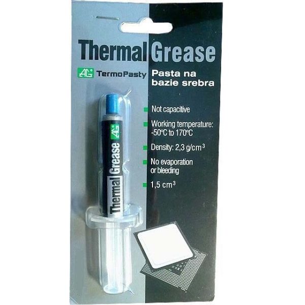 Pasta termoprzewodząca na bazie srebra 1g