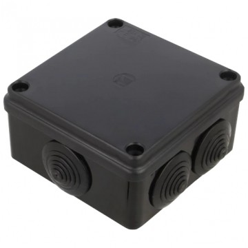 Puszka instalacyjna 100x100x50mm czarna