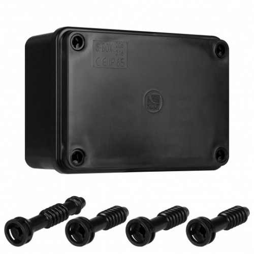 Puszka instalacyjna 120x80x50mm czarna