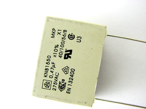 KONDENSATOR X1 KNB1550 0.47UF R-27,5